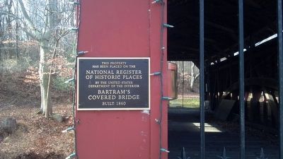 Bartram Bridge Marker. Click for full size. Bartram Bridge Marker image. Click for full size.