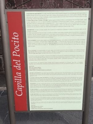 Chapel of the Well Marker. Click for full size. Chapel of the Well Marker image. Click for full size.
