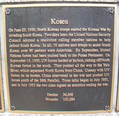 Korea Marker. Click for full size. Korea Marker image. Click for full size.