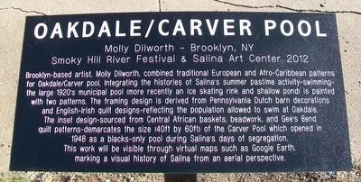 Oakdale/Carver Pool Marker image. Click for full size.