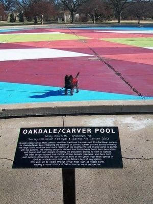 Oakdale/Carver Pool and Marker image. Click for full size.