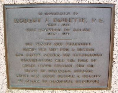 Robert J. Paulette, P. E. Marker. Click for full size. Robert J. Paulette, P. E. Marker image. Click for full size.
