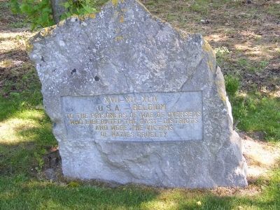 American Massacre Memorial Additional Marker. Click for full size. American Massacre Memorial Additional Marker image. Click for full size.
