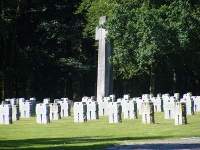 German War Cemetery Hurtgen/Eifel Grave Markers image. Click for full size.