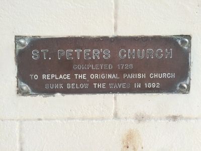 St. Peter's Church Marker. Click for full size. St. Peter's Church Marker image. Click for full size.