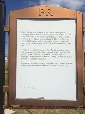Fort Charles Marker. Click for full size. Fort Charles Marker image. Click for full size.