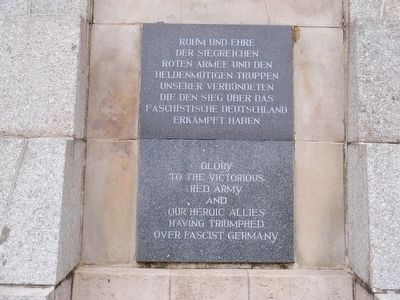 Russian Monument plaque image. Click for full size.