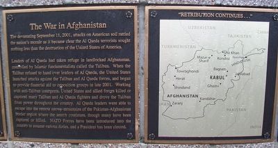 The War in Afghanistan Marker image. Click for full size.