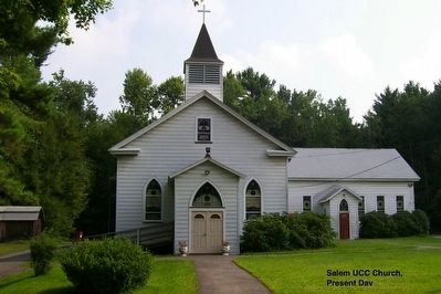 Salem United Church of Christ Marker image. Click for full size.