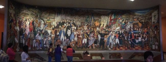 El Retablo de la Independencia by Juan O'Gorman, 1961 image. Click for full size.