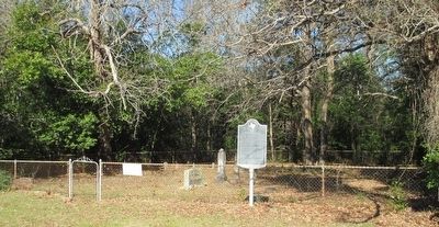 Shamburger Cemetery and Marker image. Click for full size.