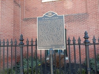 St. Mary's Church Marker. Click for full size. St. Mary's Church Marker image. Click for full size.
