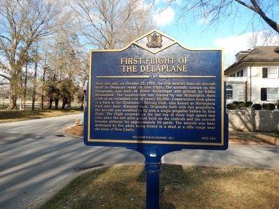First Flight of the Delaplane Marker image. Click for full size.