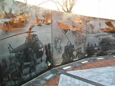 Chanute Area Veterans Memorial. Click for full size. Chanute Area Veterans Memorial image. Click for full size.