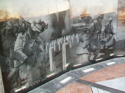 Chanute Area Veterans Memorial. Click for full size. Chanute Area Veterans Memorial image. Click for full size.