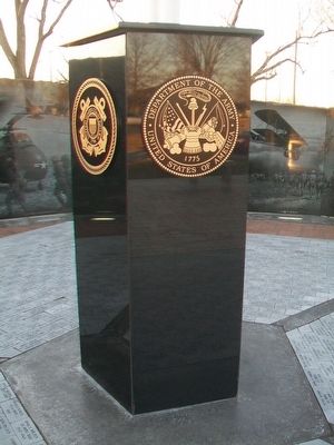 Chanute Area Veterans Memorial Flag Pole Base. Click for full size. Chanute Area Veterans Memorial Flag Pole Base image. Click for full size.