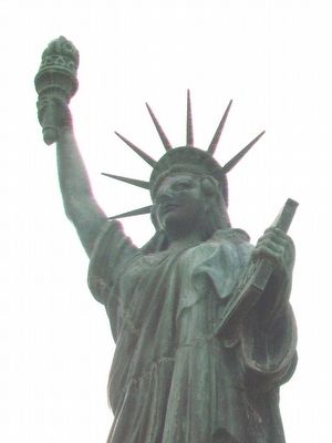 Replica of the Statue of Liberty Detail image. Click for full size.