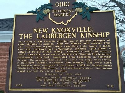 New Knoxville: The Ladbergen Kinship Marker image. Click for full size.