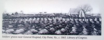 Photo on A National Cemetery System Marker. Click for full size. Photo on A National Cemetery System Marker image. Click for full size.
