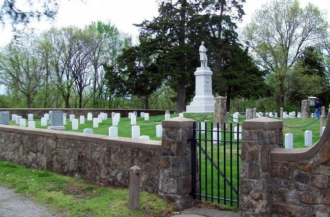 Soldiers Lot in Woodland Cemetery, Mound City, Kansas image. Click for full size.