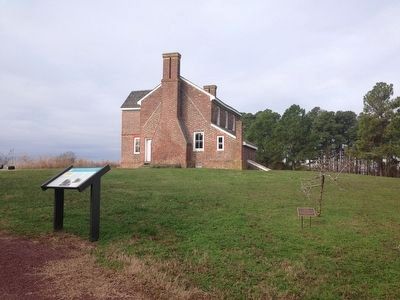 Matthew Jones House and Marker image. Click for full size.