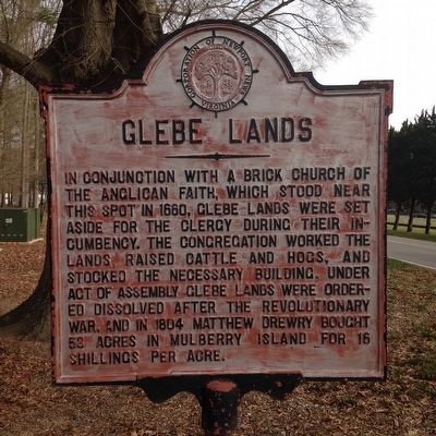 Glebe Lands Marker image. Click for full size.