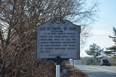 Site of Chapel-of-Ease Marker. Click for full size. Site of Chapel-of-Ease Marker image. Click for full size.
