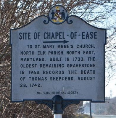 Site of Chapel-of-Ease Marker. Click for full size. Site of Chapel-of-Ease Marker image. Click for full size.