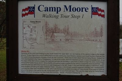 Camp Moore #1 Marker image. Click for full size.