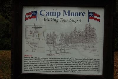 Camp Moore #4 Marker image. Click for full size.