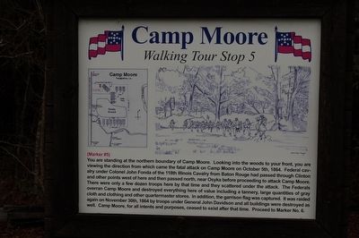 Camp Moore #5 Marker image. Click for full size.