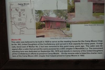 Camp Moore #6 Marker image. Click for full size.