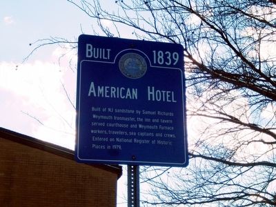 American Hotel Marker. Click for full size. American Hotel Marker image. Click for full size.
