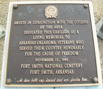 Veterans Memorial Carillon Marker image. Click for full size.