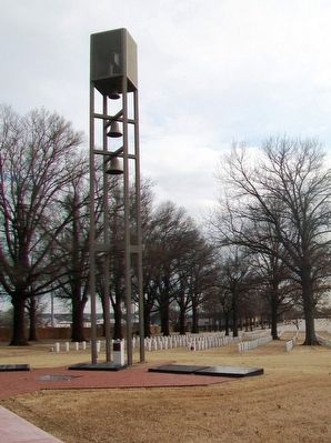 Veterans Memorial Carillon and Markers image. Click for full size.