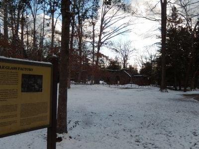 Estellville Glass Factory Marker image. Click for full size.