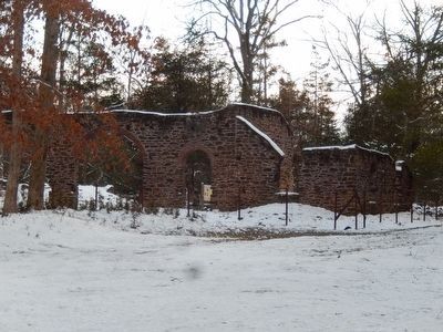 Estellville Glass Factory-Ruins image. Click for full size.