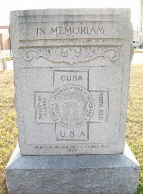 United Spanish War Veterans Memorial image. Click for full size.