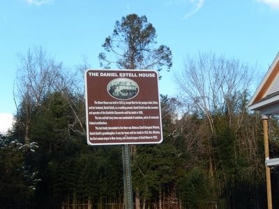The Daniel Estell House Marker image. Click for full size.