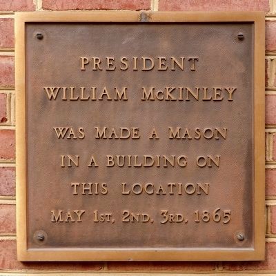 President William McKinley Marker image. Click for full size.