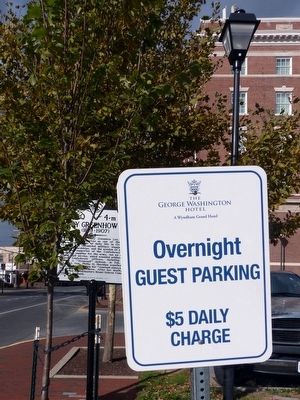 The George Washington Hotel<br>Overnight Guest Parking image. Click for full size.