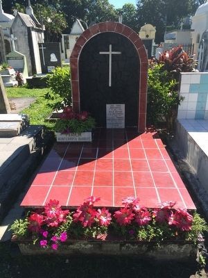 Tomb of Lt. Col. Domingo Monterrosa Barrios, Los Ilustres Cemetery, San Salvador, El Salvador.. Click for full size. Tomb of Lt. Col. Domingo Monterrosa Barrios, Los Ilustres Cemetery, San Salvador, El Salvador. image. Click for full size.
