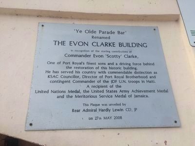 The Evon Clarke Building additional marker image. Click for full size.