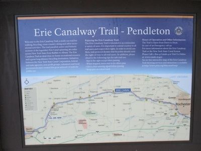 Erie Canalway Trail. Click for full size. Erie Canalway Trail image. Click for full size.