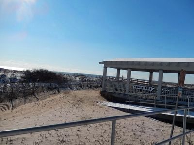 Walkway to the beach near the Sindia Marker. Click for full size. Walkway to the beach near the Sindia Marker image. Click for full size.