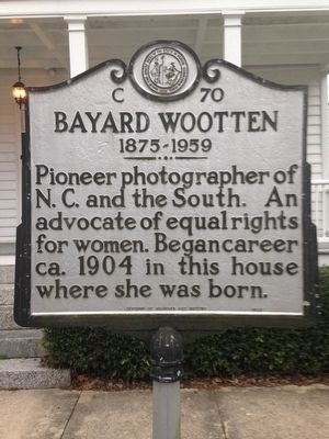 Bayard Wootten Marker image. Click for full size.