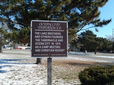 Ocean City Tabernacle Marker. Click for full size. Ocean City Tabernacle Marker image. Click for full size.