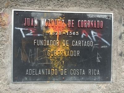 Juan Vazquez de Coronado Marker. Click for full size. Juan Vazquez de Coronado Marker image. Click for full size.