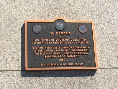 The Heroes of the War of Legitimate Defense Marker image. Click for full size.