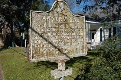 Lawyers Row Marker. Click for full size. Lawyers Row Marker image. Click for full size.